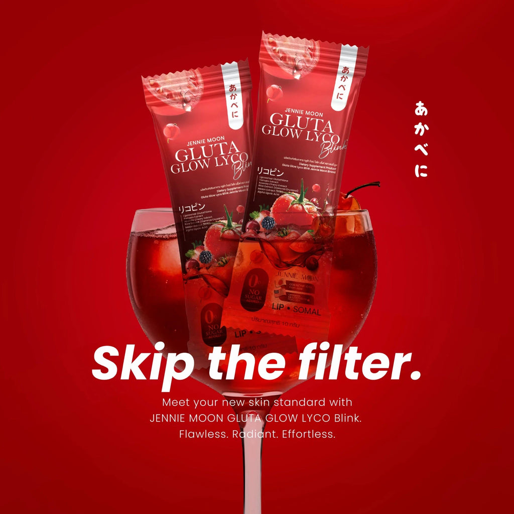 Jennie Moon Gluta Glow Lyco Blink 10 grams x 30 sachets