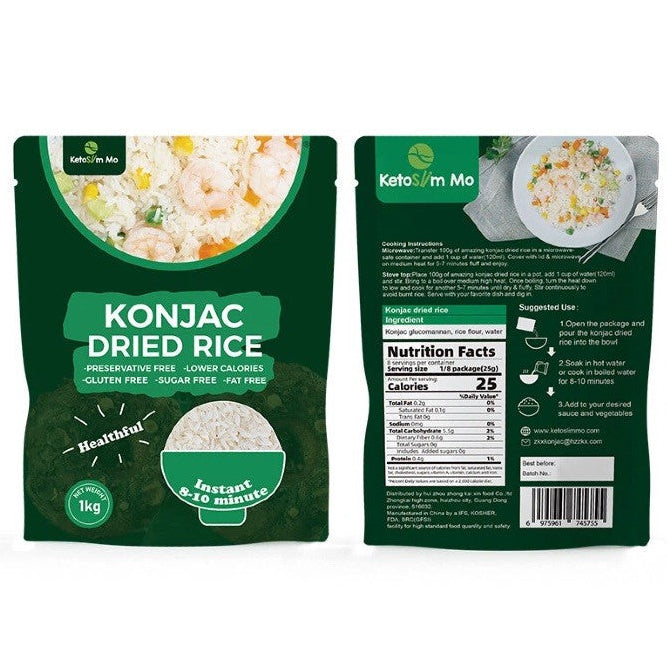 KetoSlim Mo Dried Konjac Rice 1 kg