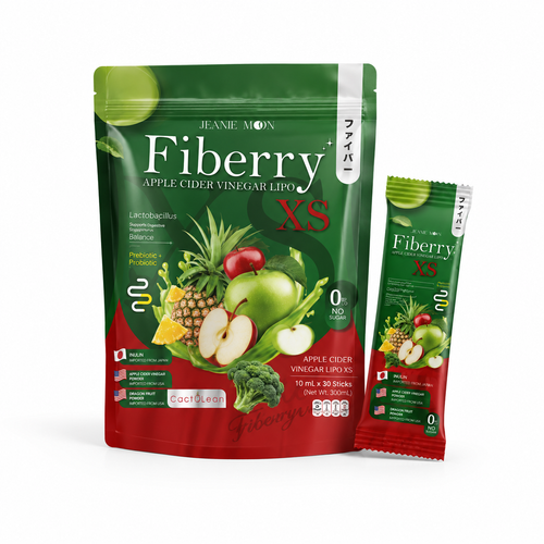 Jennie Moon Fiberry Apple Cider Vinegar Lipo XS 10 mls x 30 sachets