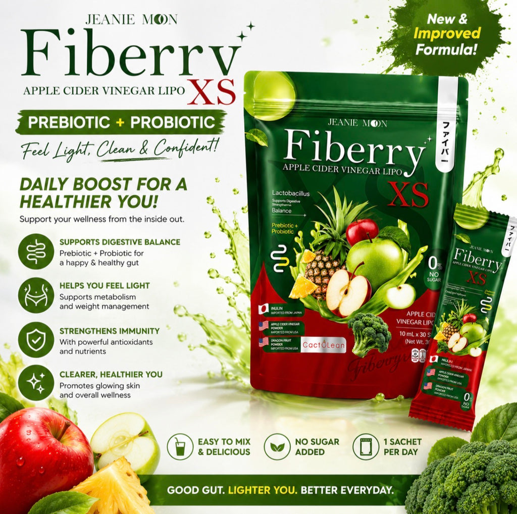 Jennie Moon Fiberry Apple Cider Vinegar Lipo XS 10 mls x 30 sachets