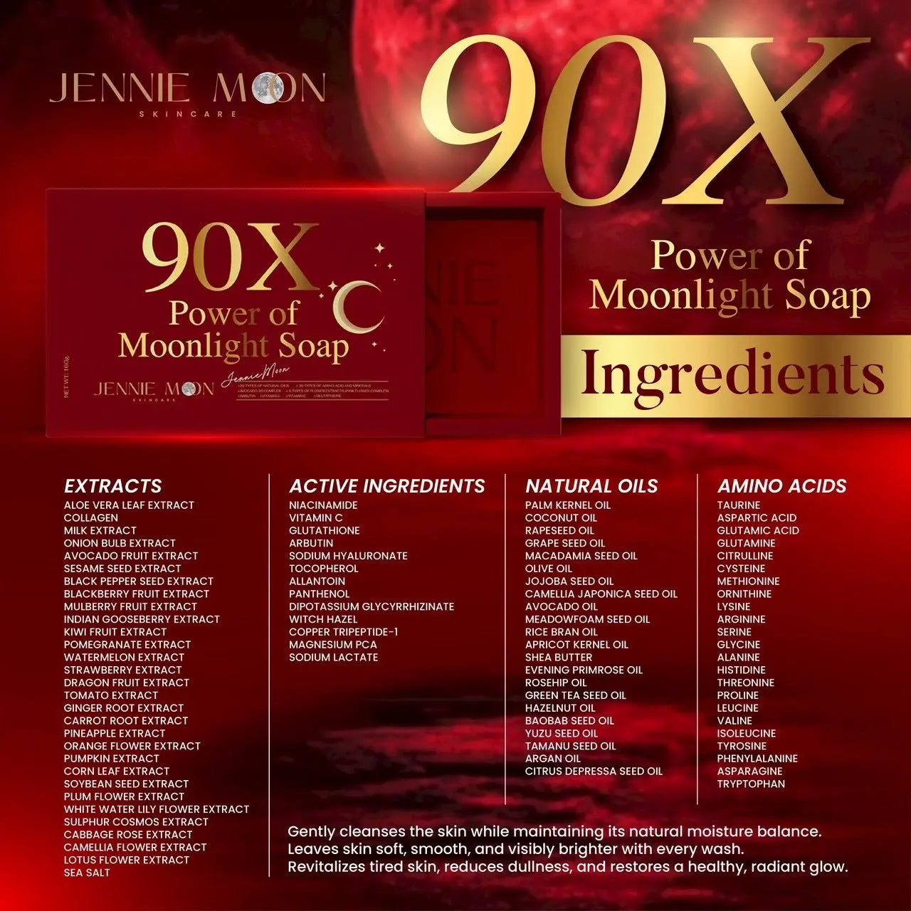 Jennie Moon 90X Power of Moonlight Soap 160 g